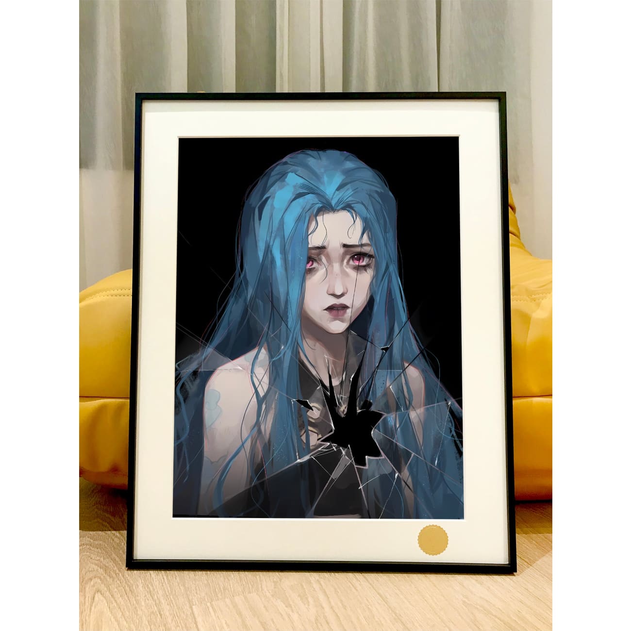 Xing Kong Studio - Broken Heart Jinx Poster Frame