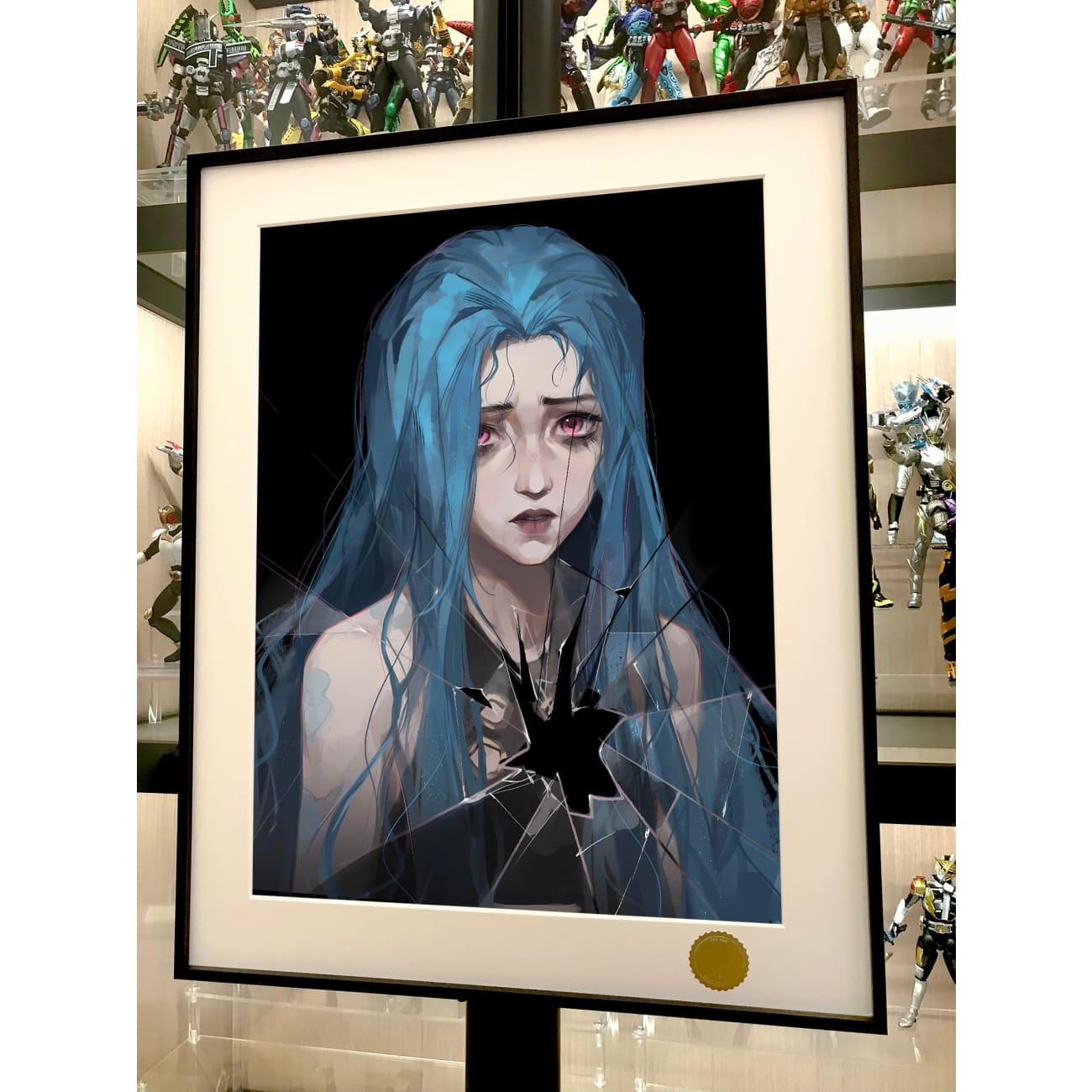 Xing Kong Studio - Broken Heart Jinx Poster Frame