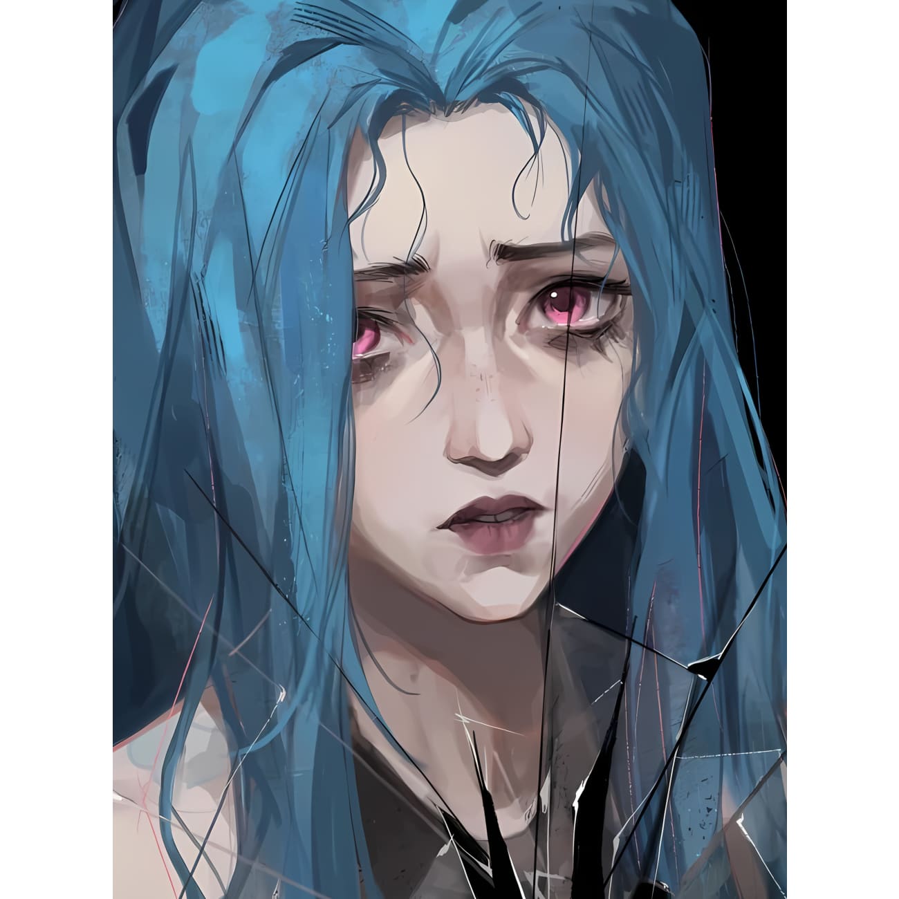 Xing Kong Studio - Broken Heart Jinx Poster Frame