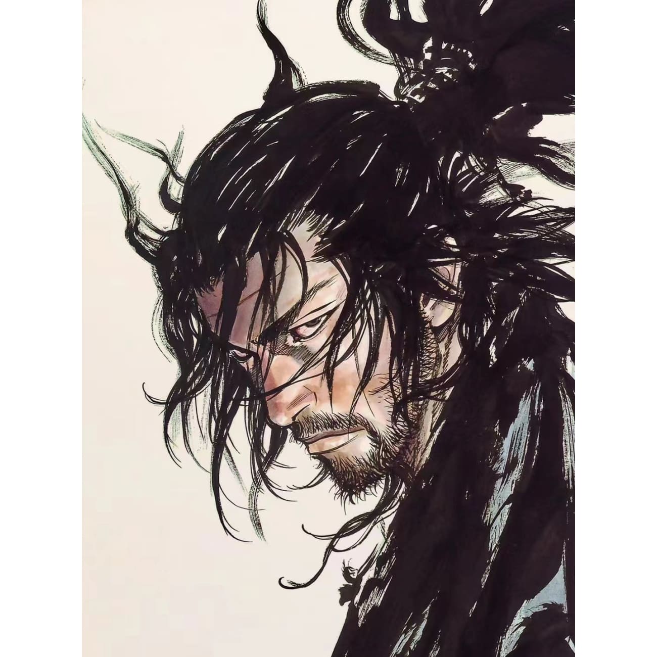 Xing Kong Studio - Character of Vagabond Manga Musashi Miyamoto Poster Frame