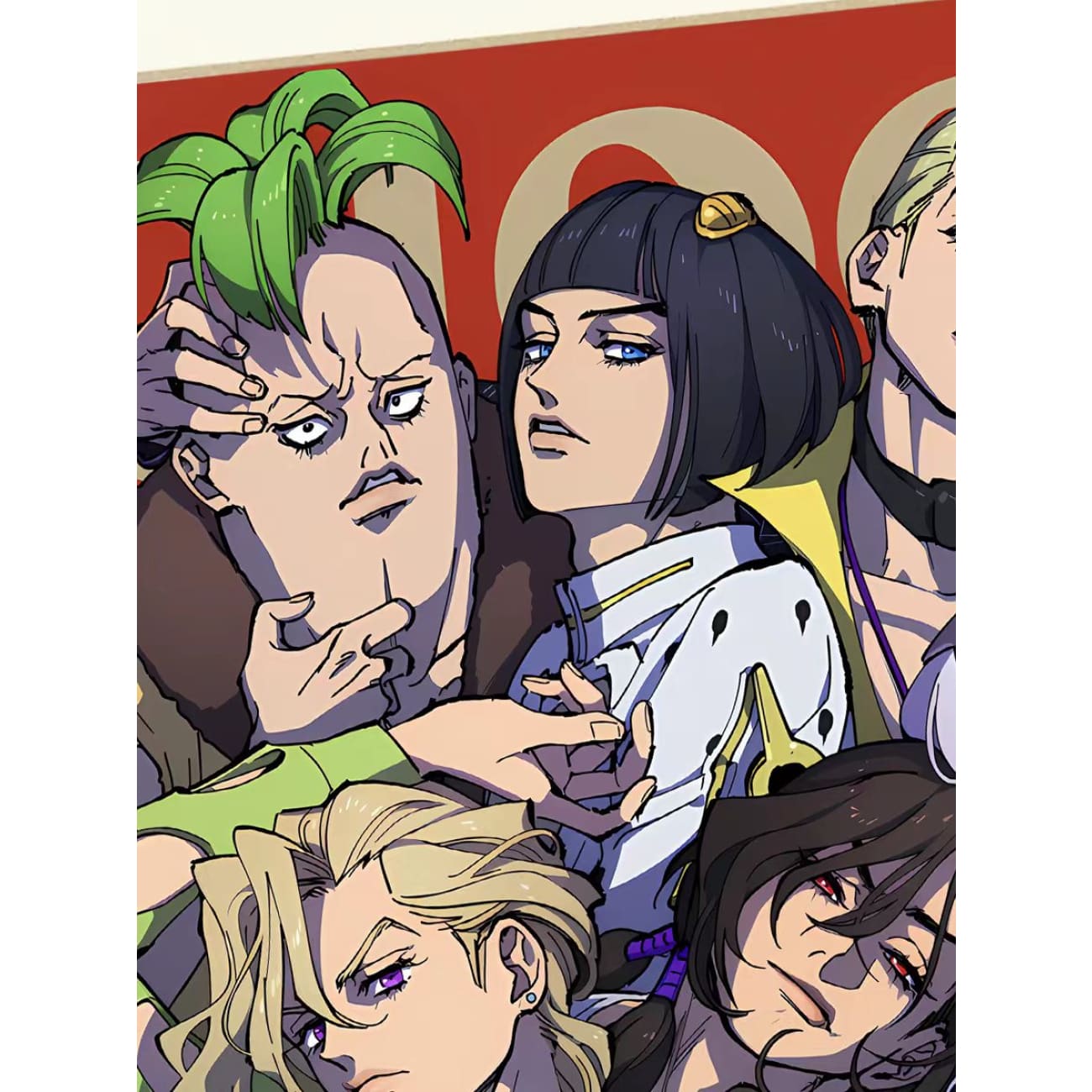 Xing Kong Studio - Characters of JoJo’s Bizarre Adventure: Golden Wind Poster Frame