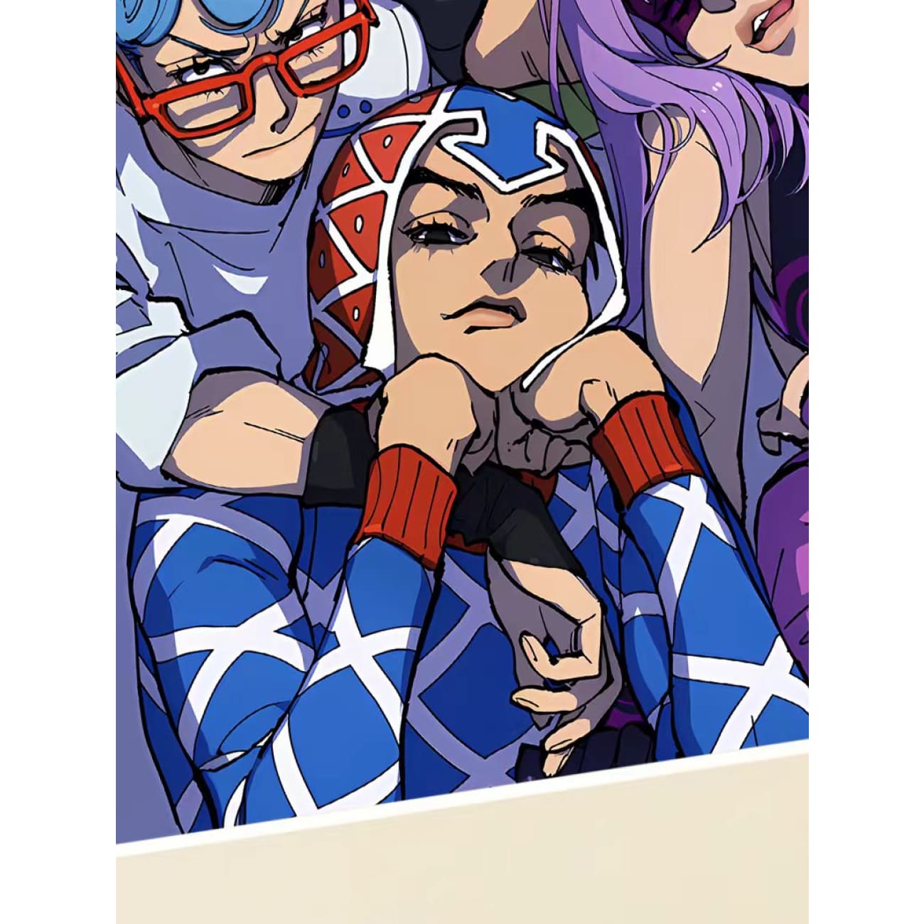 Xing Kong Studio - Characters of JoJo’s Bizarre Adventure: Golden Wind Poster Frame