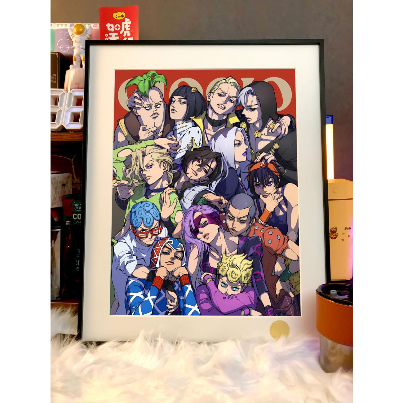 Xing Kong Studio - Characters of JoJo’s Bizarre Adventure: Golden Wind Poster Frame
