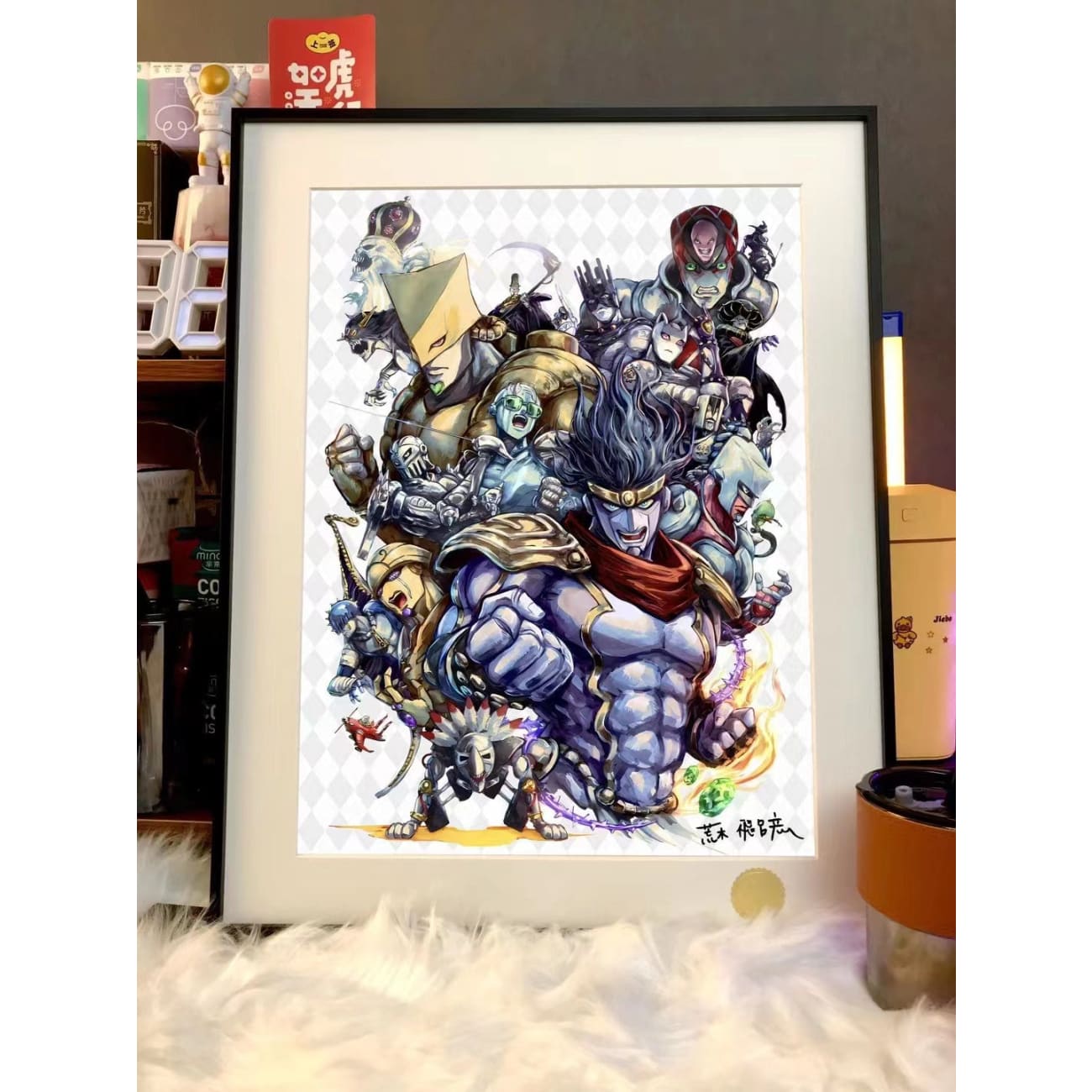 Xing Kong Studio - Characters of JoJo's Bizarre Adventure: Stone Ocean Poster Frame