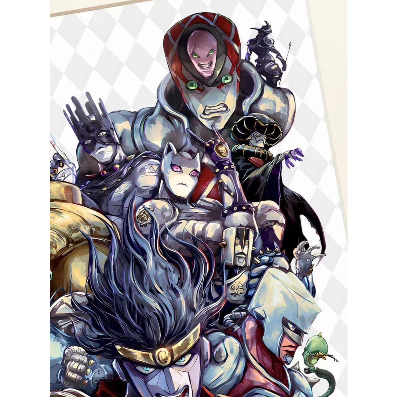 Xing Kong Studio - Characters of JoJo's Bizarre Adventure: Stone Ocean Poster Frame