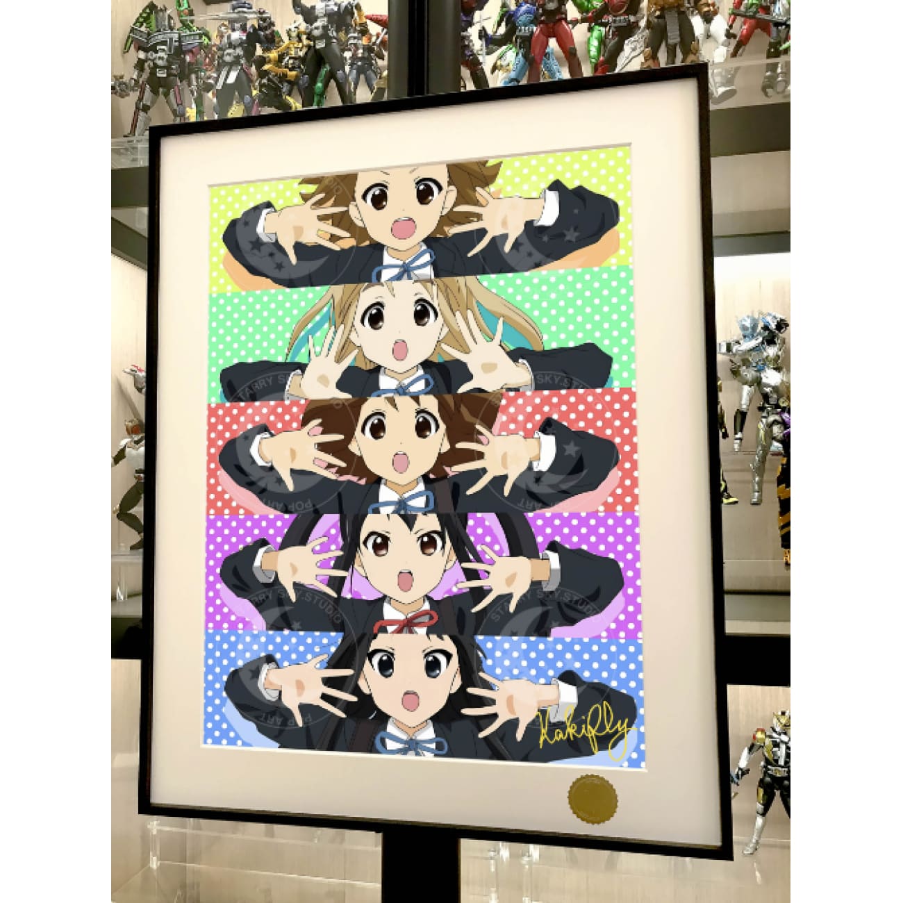 Xing Kong Studio - Characters of K-On! 002 Poster Frame