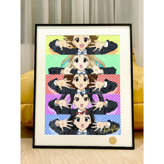 Xing Kong Studio - Characters of K-On! 002 Poster Frame