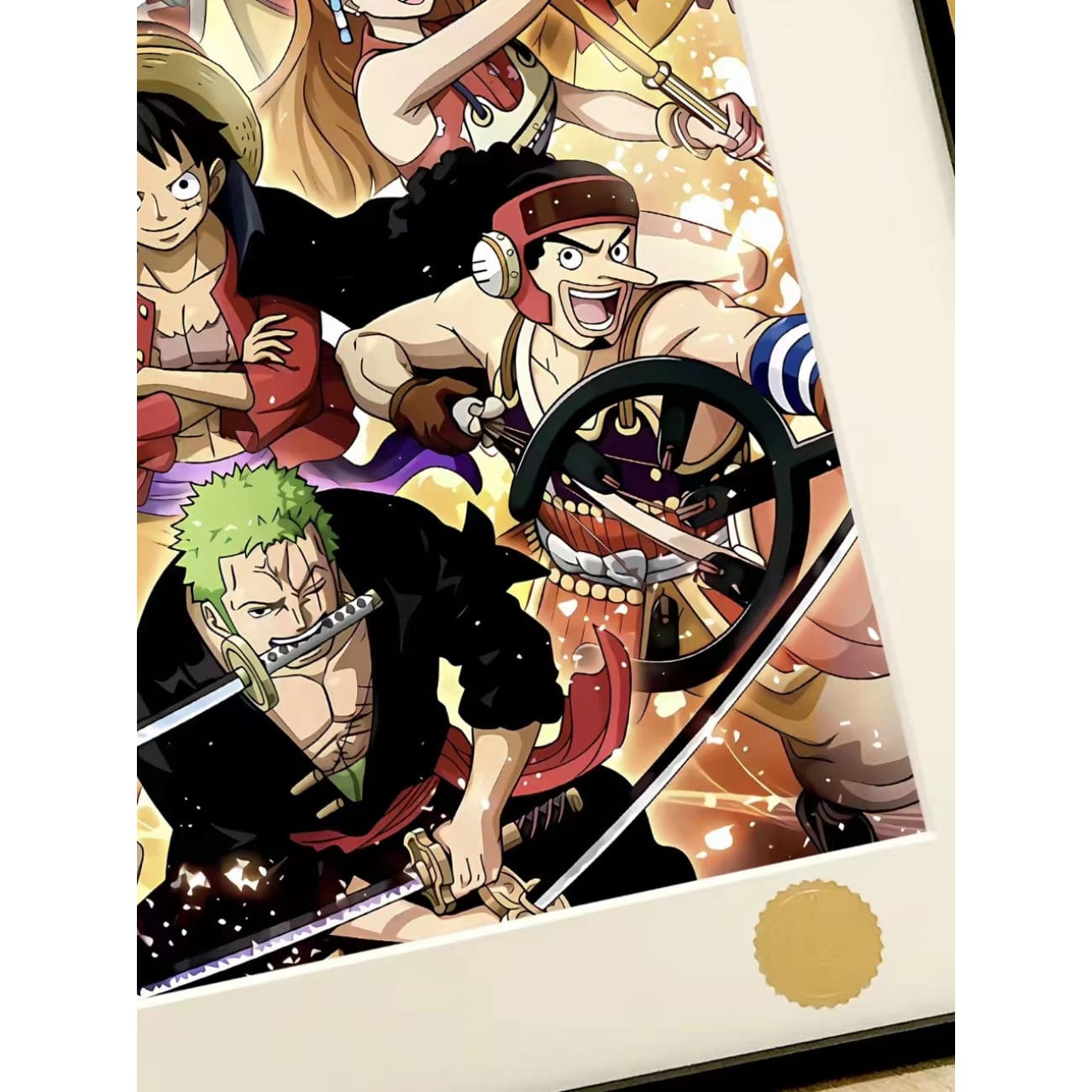 Xing Kong Studio - Characters of Straw Hat Pirates Poster Frame