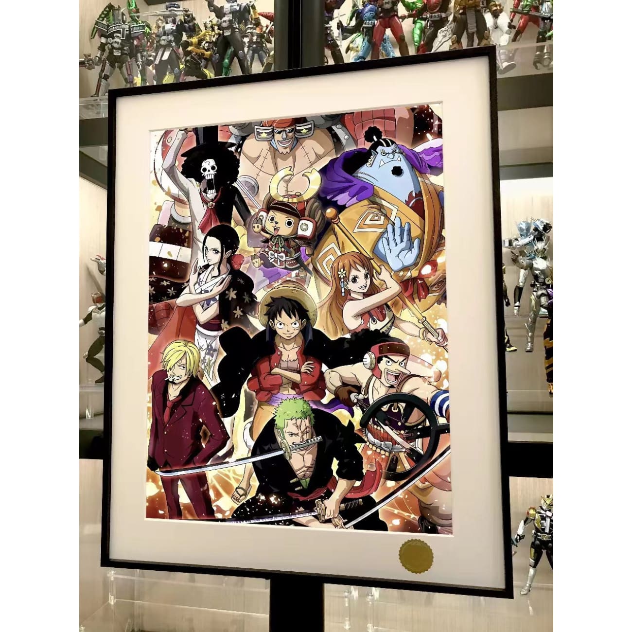 Xing Kong Studio - Characters of Straw Hat Pirates Poster Frame