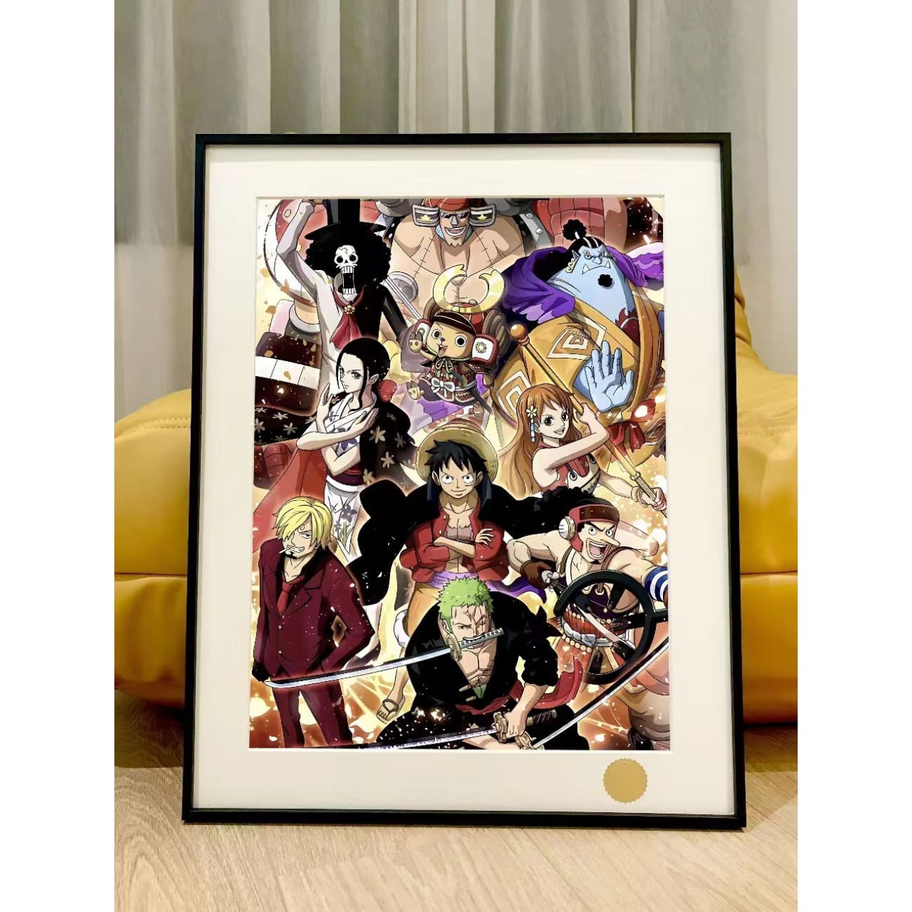 Xing Kong Studio - Characters of Straw Hat Pirates Poster Frame