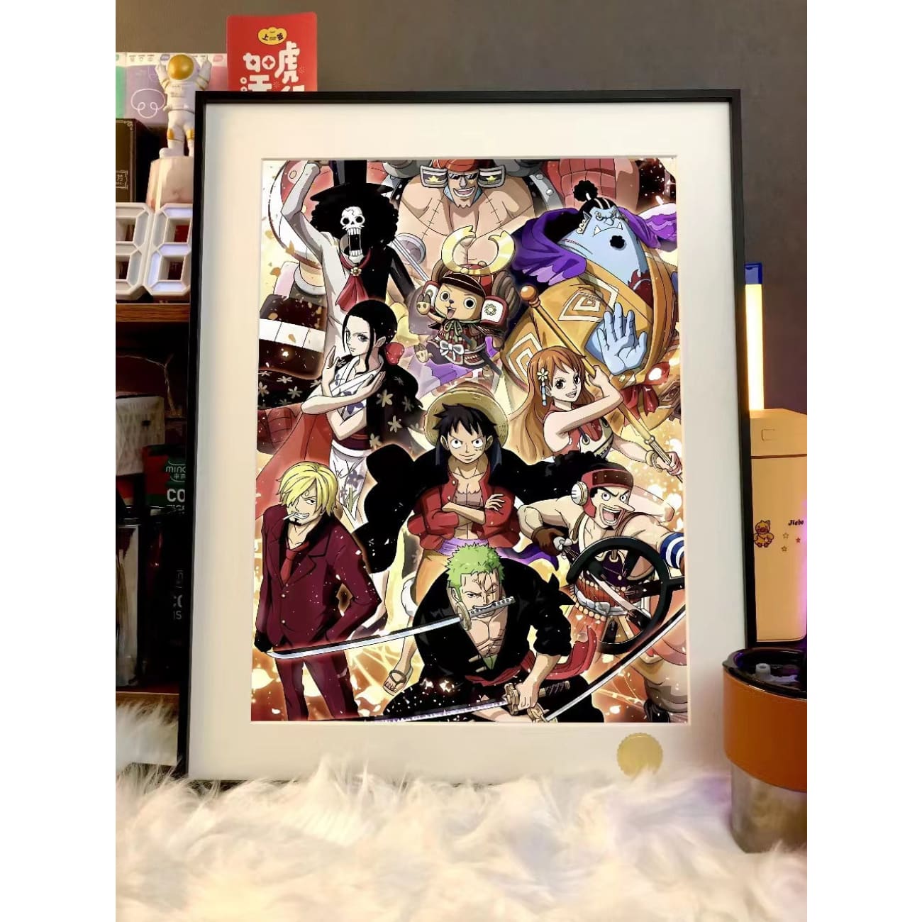 Xing Kong Studio - Characters of Straw Hat Pirates Poster Frame