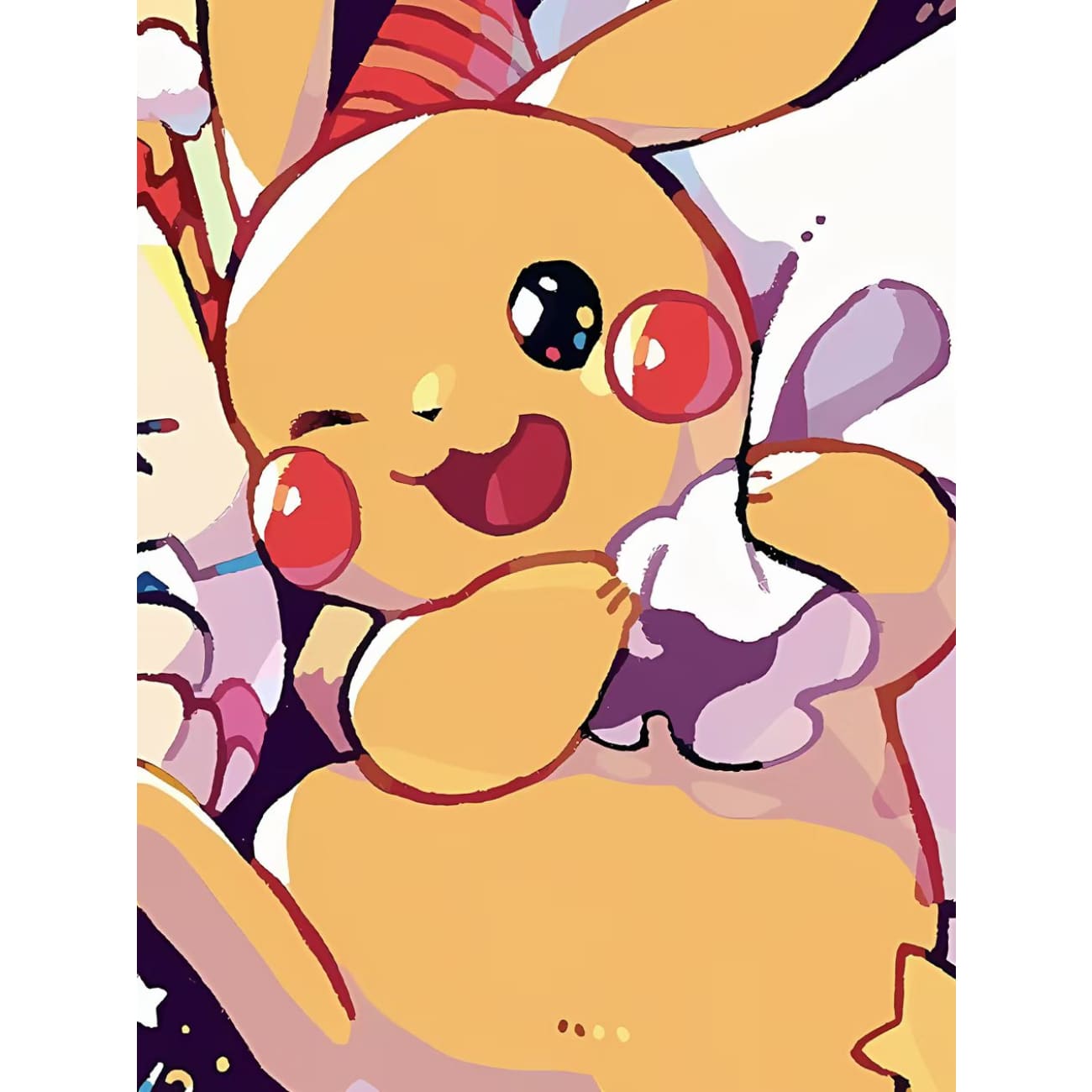 Xing Kong Studio - Christmas Pikachu & Togepi Poster Frame