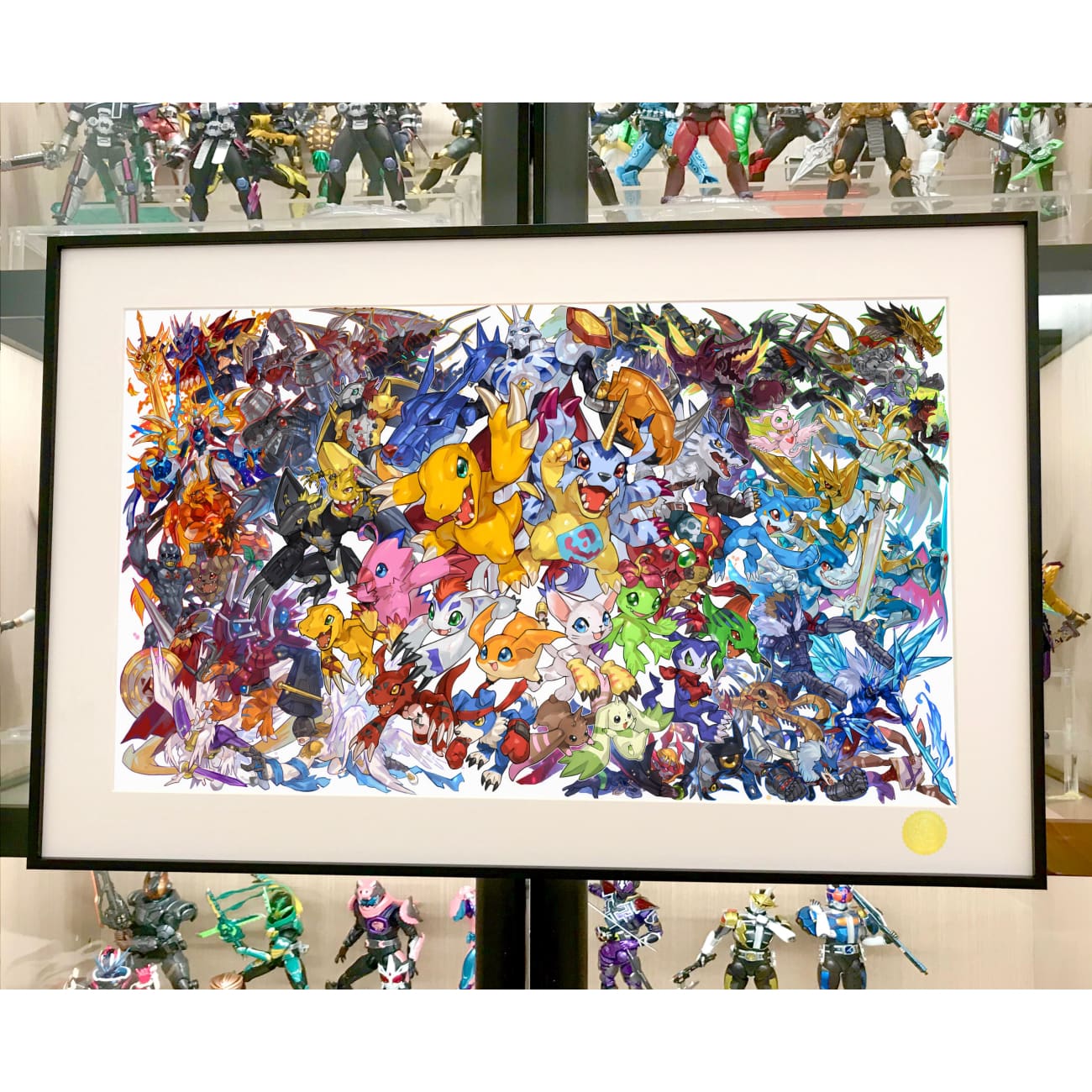 Xing Kong Studio - Collection of Digimon Poster Frame