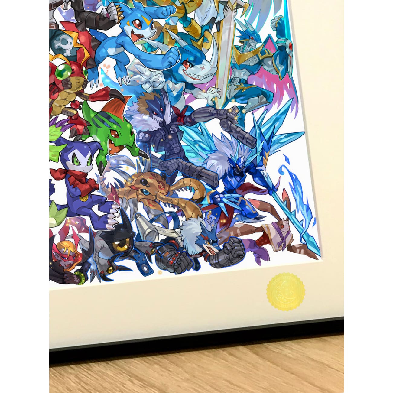 Xing Kong Studio - Collection of Digimon Poster Frame
