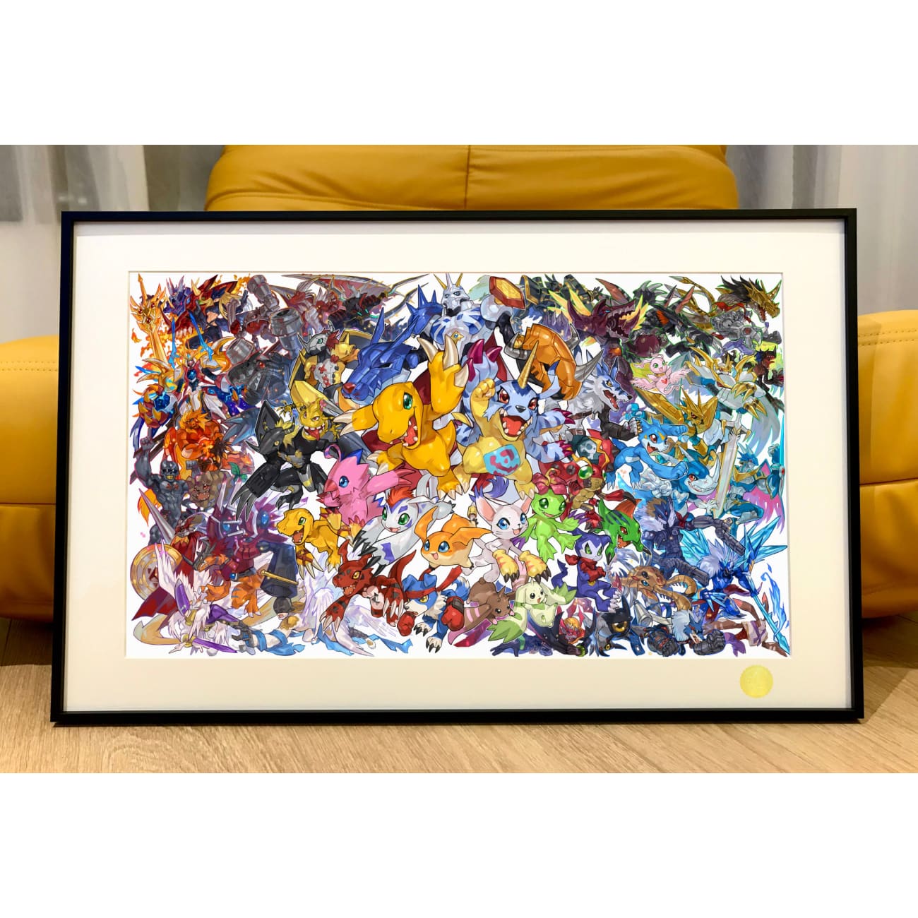 Xing Kong Studio - Collection of Digimon Poster Frame