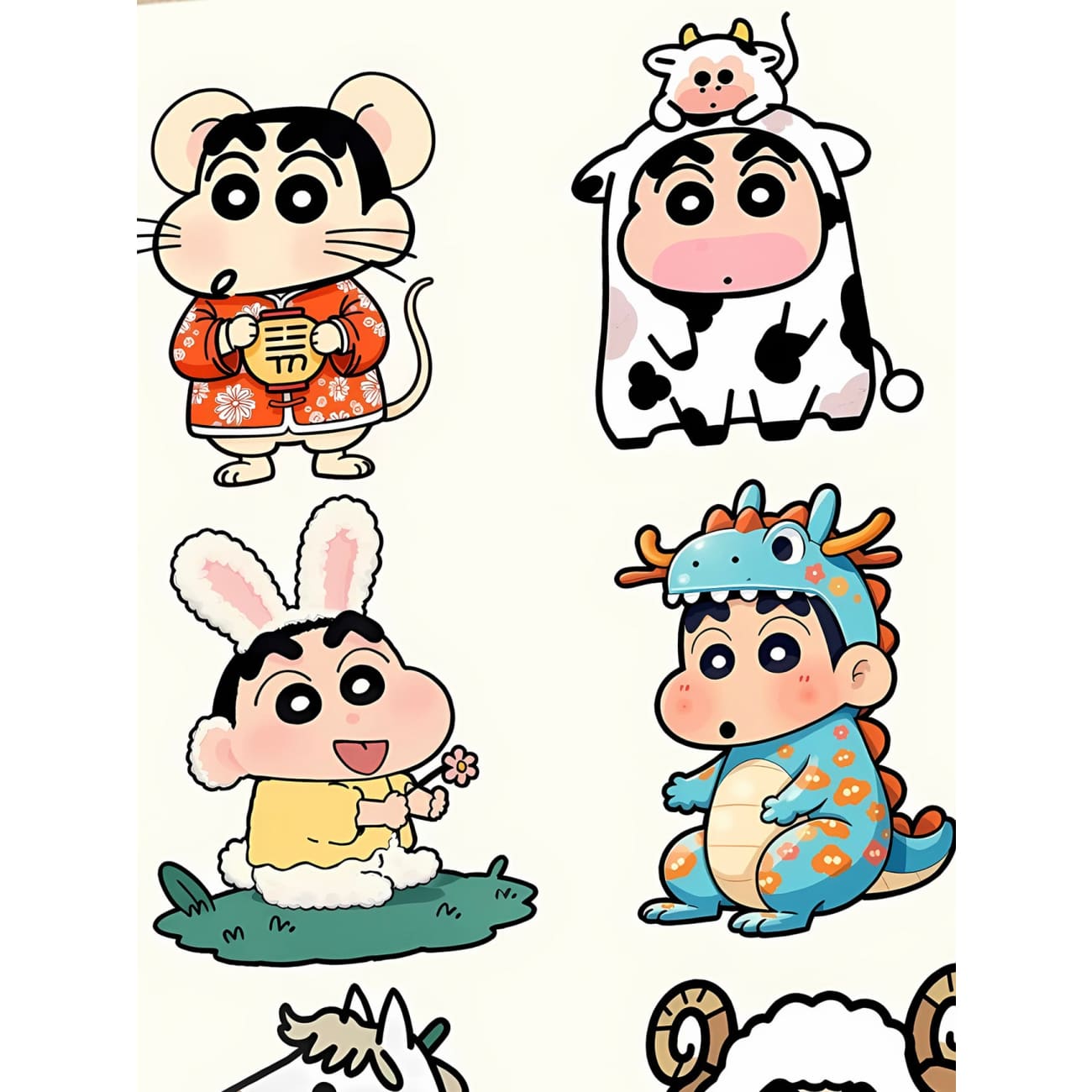 Xing Kong Studio - Crayon Shin Chan Chinese Zodiac Ver. Poster Frame