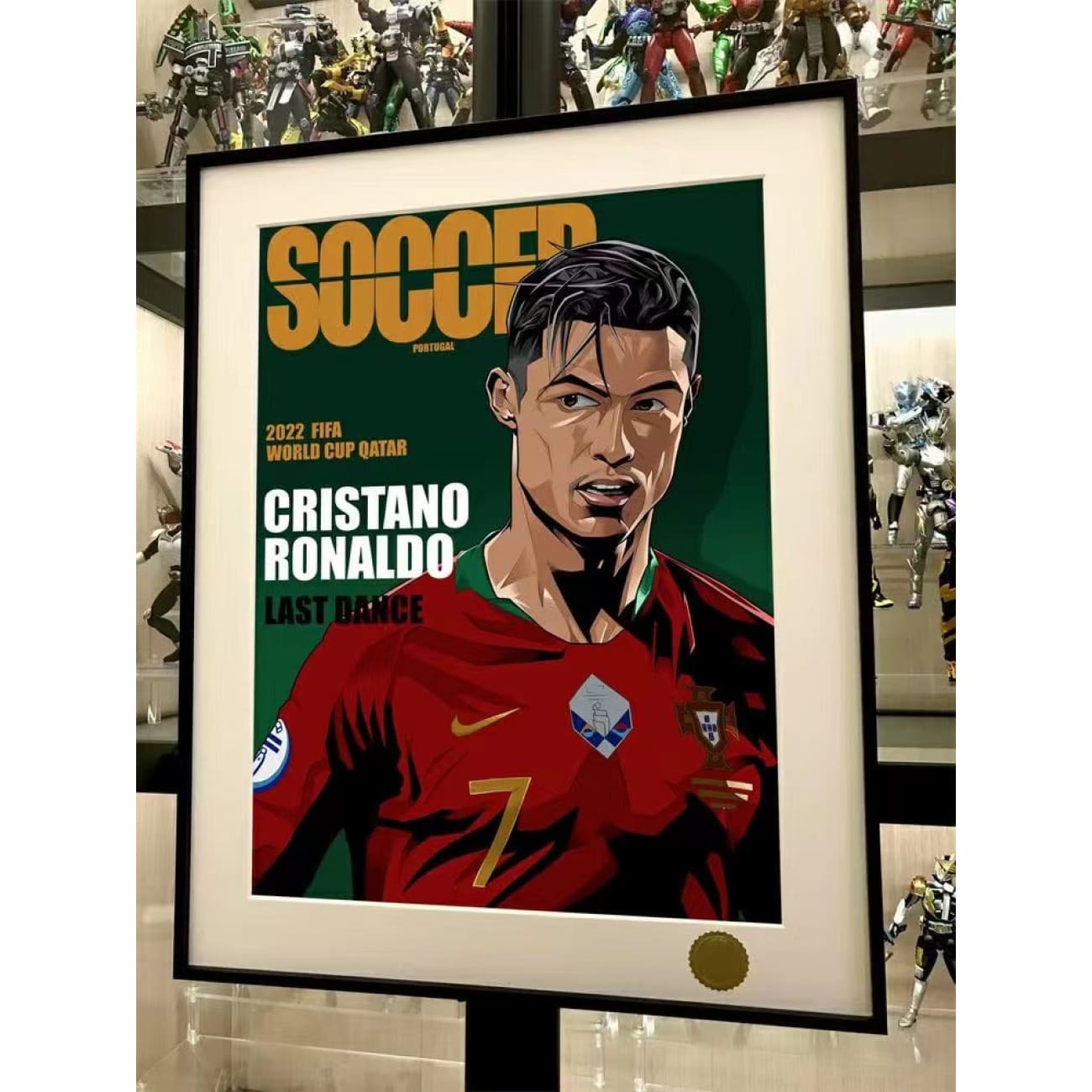 Xing Kong Studio - Cristiano Ronaldo Last Dance Poster Frame