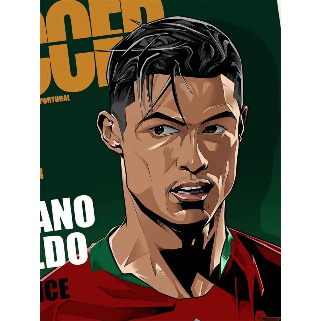 Xing Kong Studio - Cristiano Ronaldo Last Dance Poster Frame