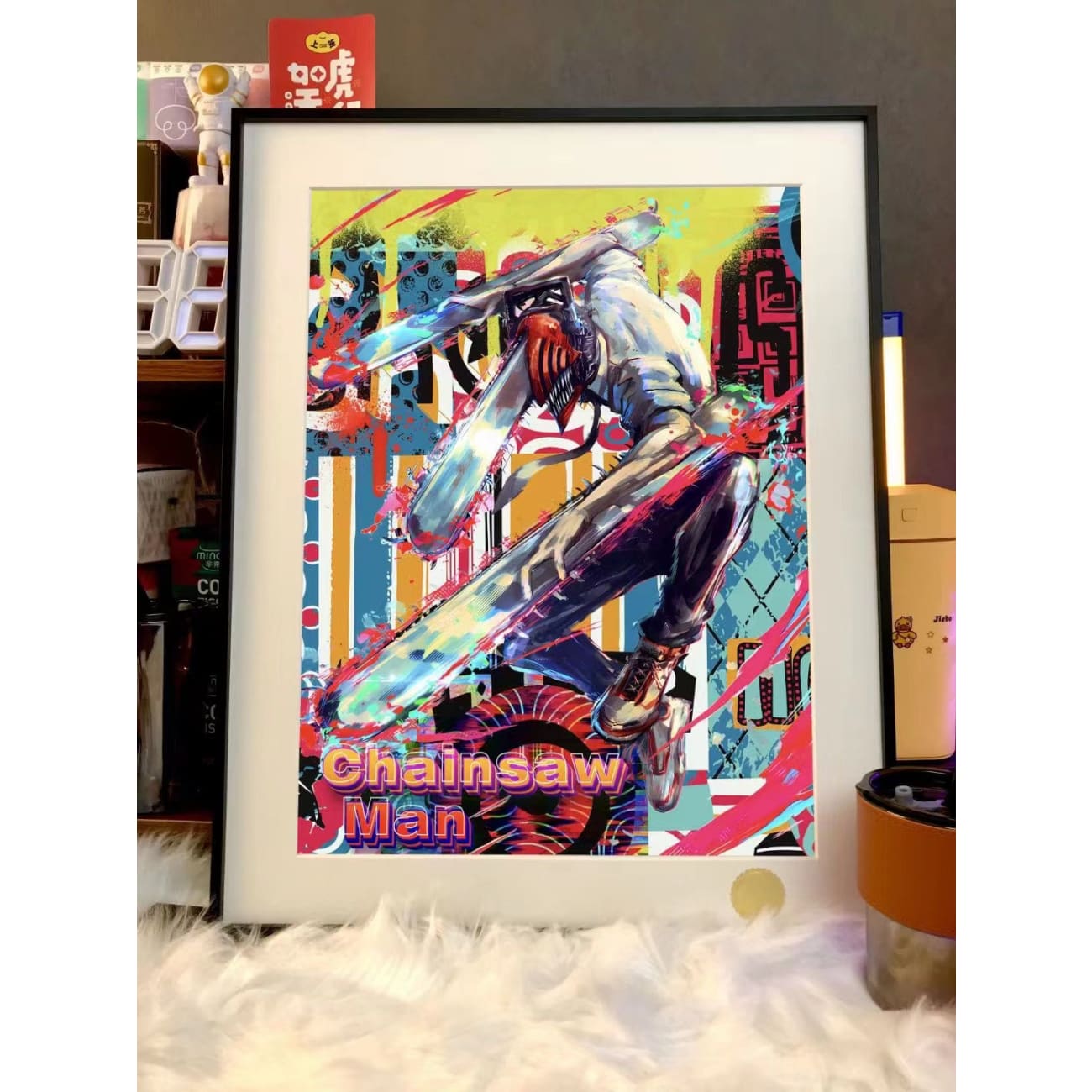 Xing Kong Studio - Denji , Makima & Pochita Poster Frame