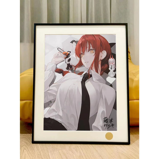 Xing Kong Studio - Denji, Makima & Power Poster Frame 