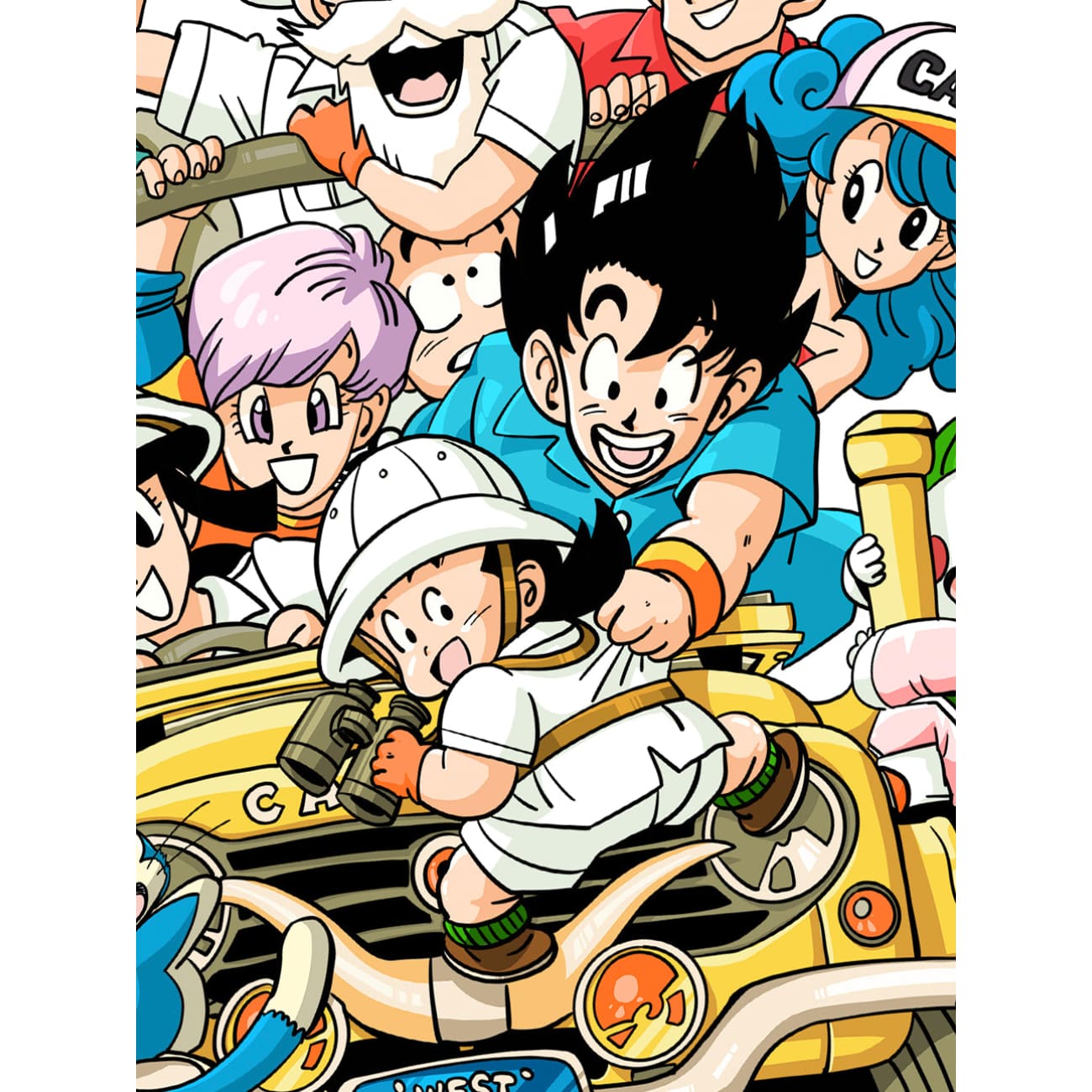 Xing Kong Studio - Dragon Ball Vehicles Family Portrait Poster Frame