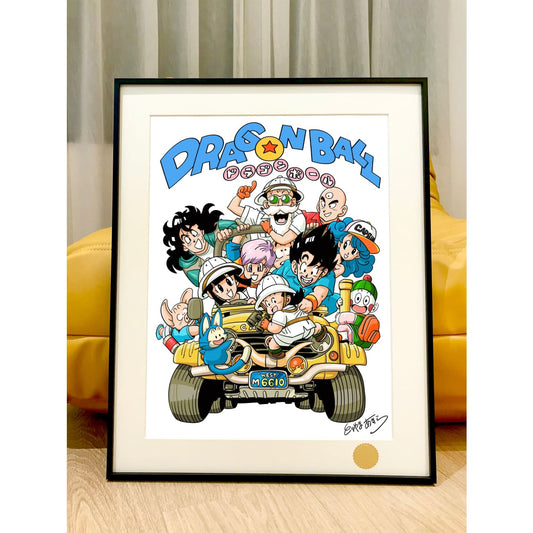 Xing Kong Studio - Dragon Ball Vehicles Family Portrait Poster Frame