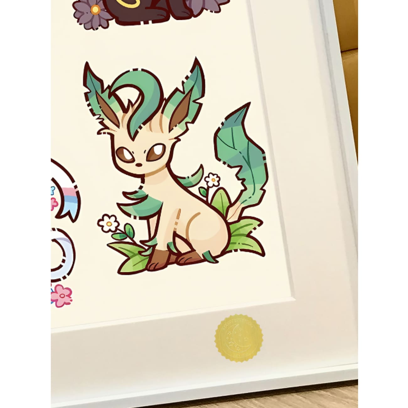Xing Kong Studio - Eevee Family Portrait Poster Frame
