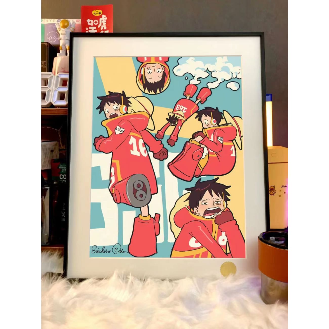 Xing Kong Studio - Egghead Arc Monkey D. Luffy Poster Frame
