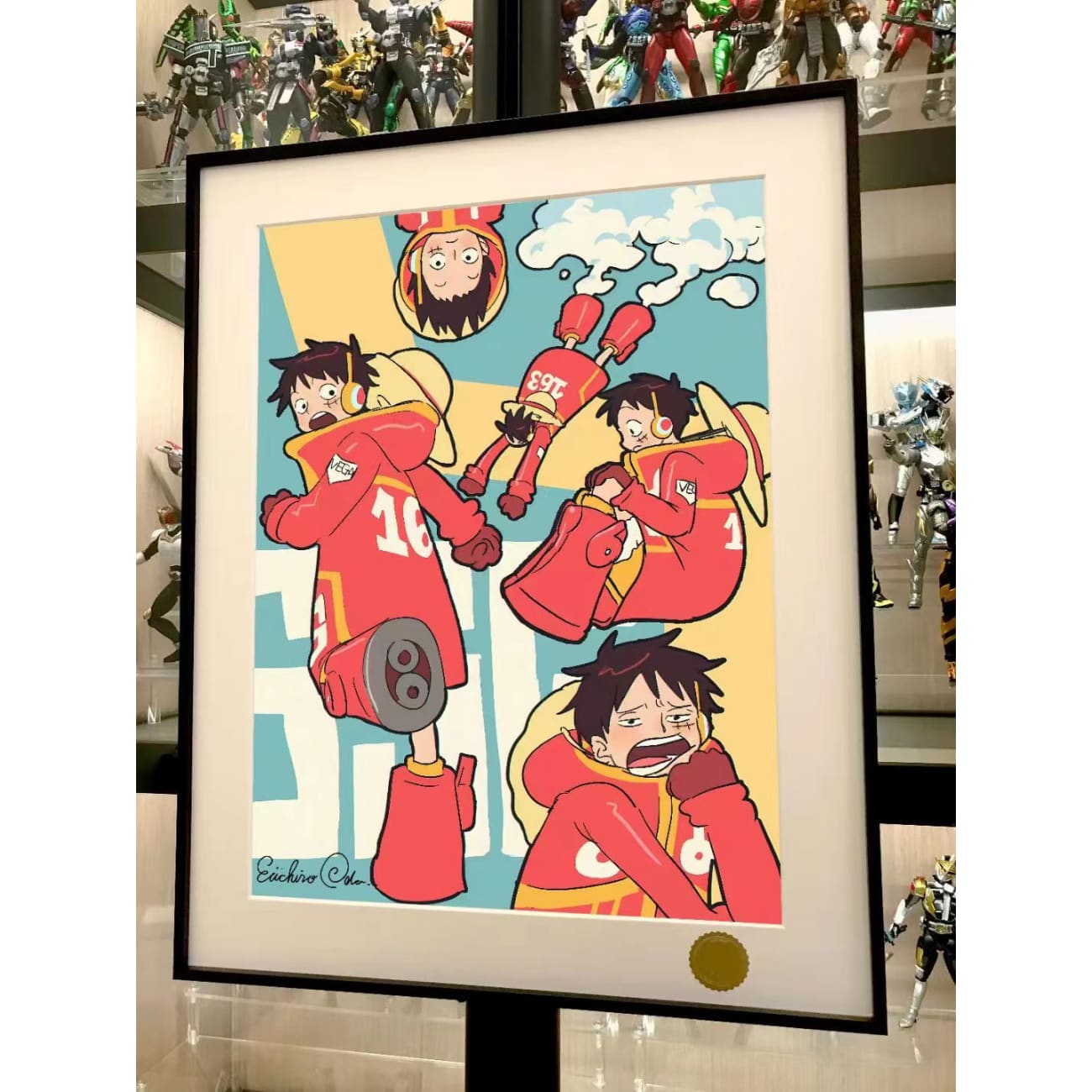 Xing Kong Studio - Egghead Arc Monkey D. Luffy Poster Frame