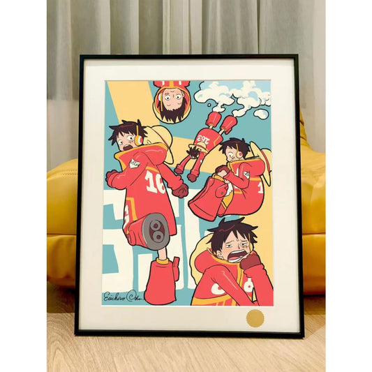 Xing Kong Studio - Egghead Arc Monkey D. Luffy Poster Frame