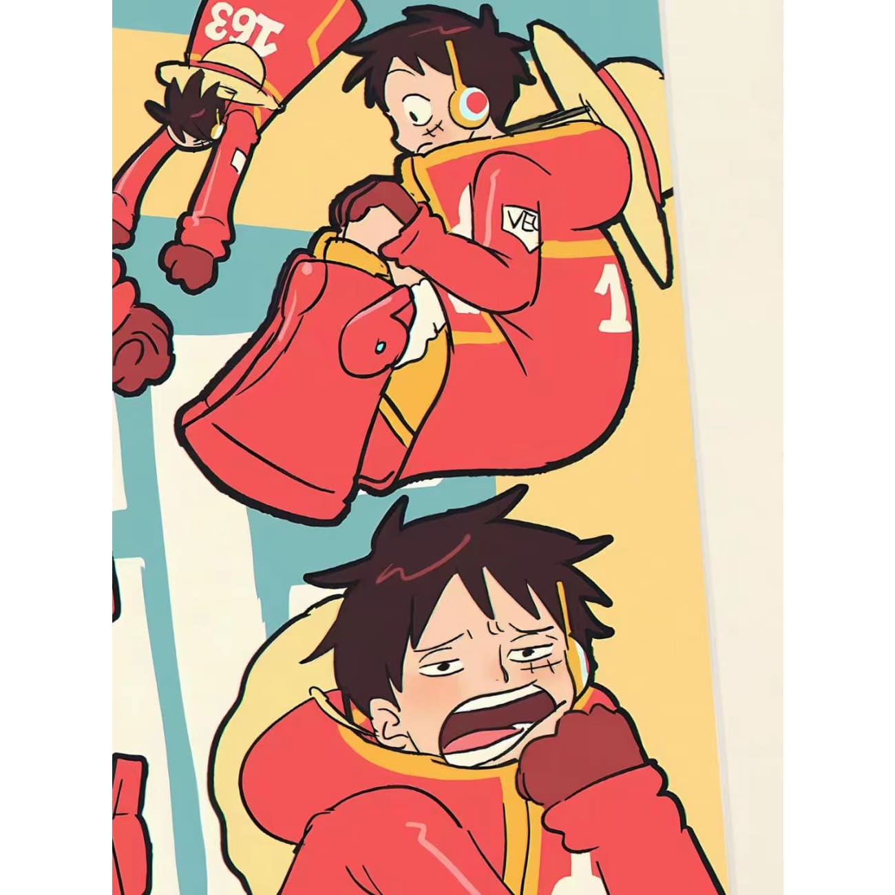 Xing Kong Studio - Egghead Arc Monkey D. Luffy Poster Frame