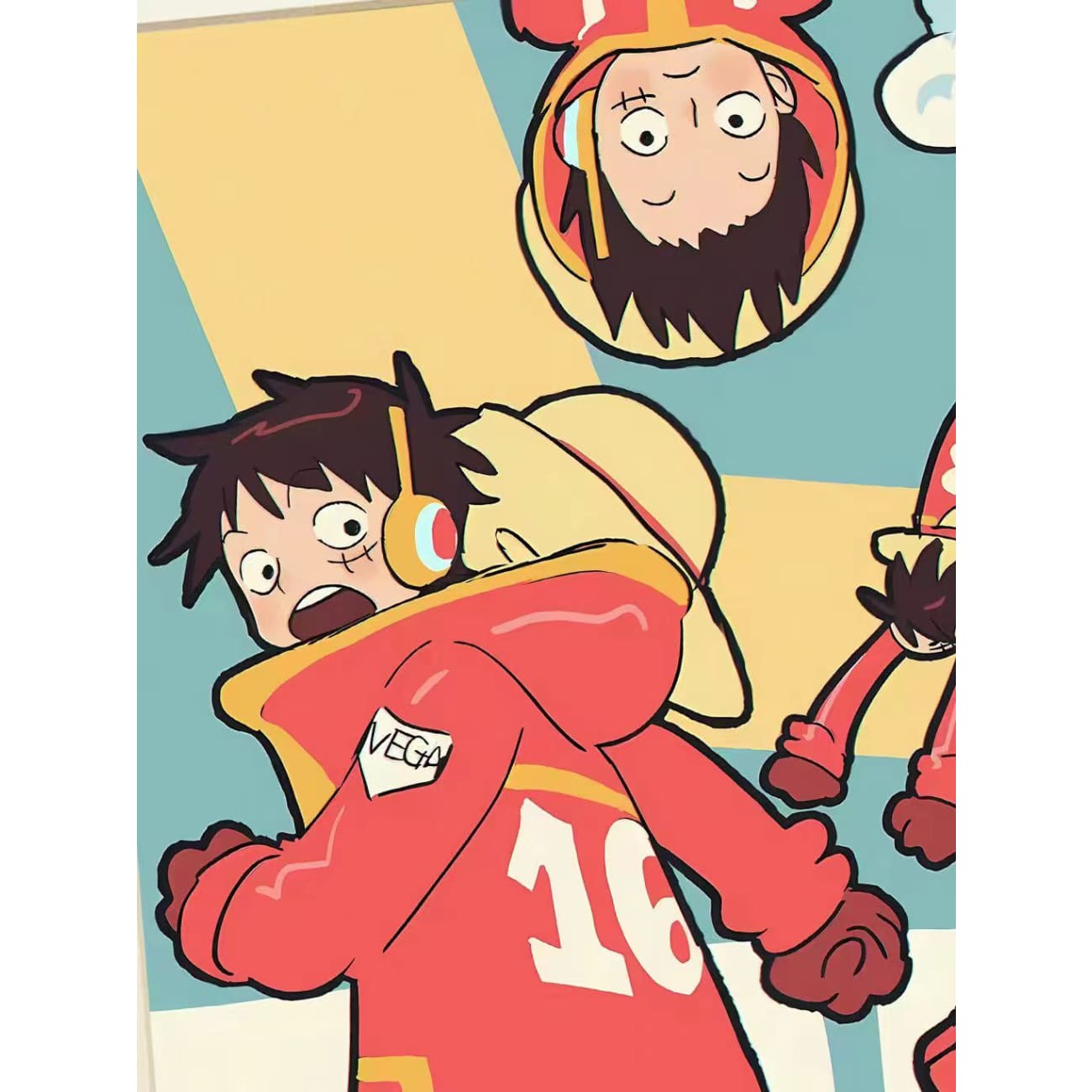 Xing Kong Studio - Egghead Arc Monkey D. Luffy Poster Frame