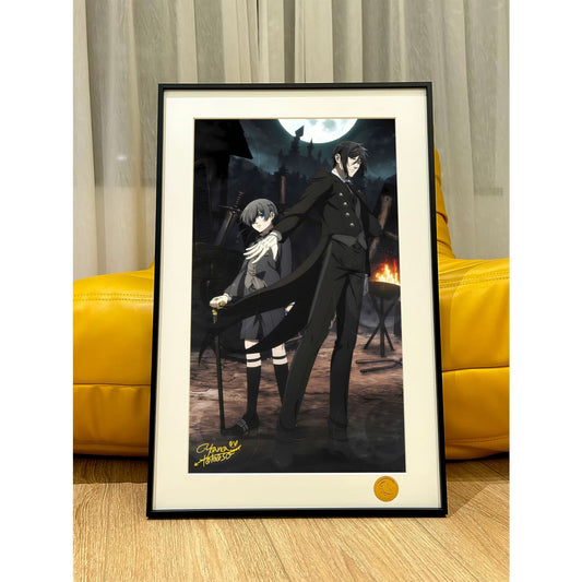 Xing Kong Studio - Emerald Witch Arc Sebastian Michaelis & Ciel Phantomhive Poster Frame