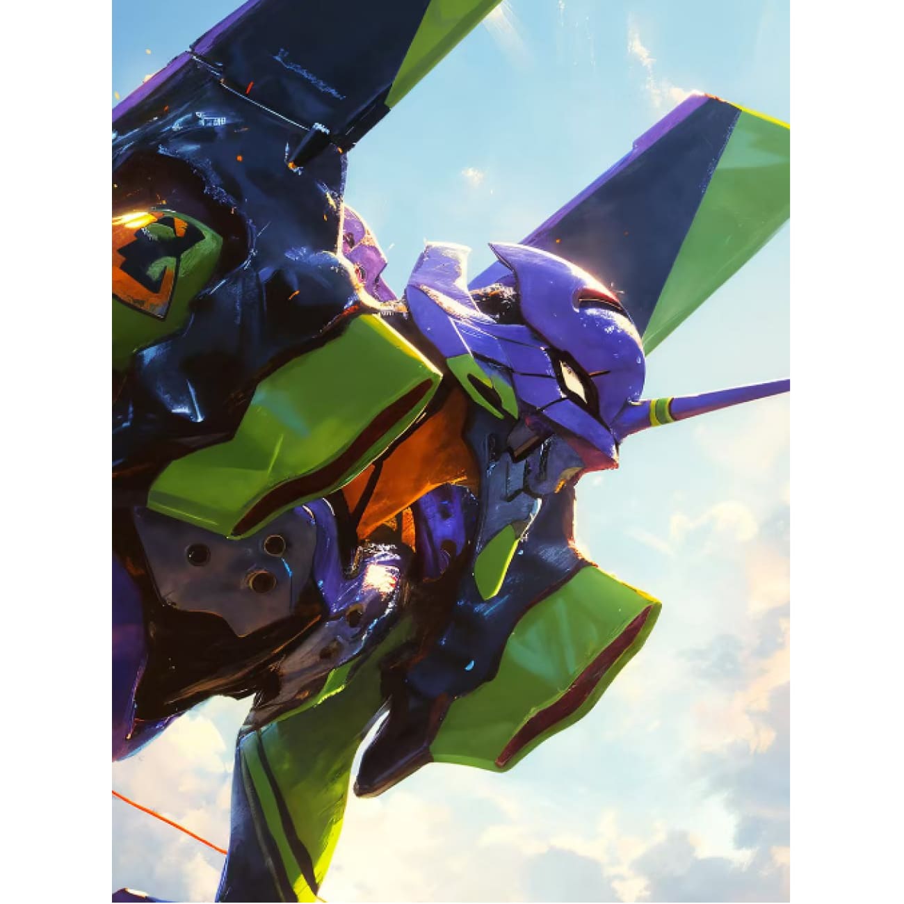 Xing Kong Studio - Evangelion Unit-01 Poster Frame