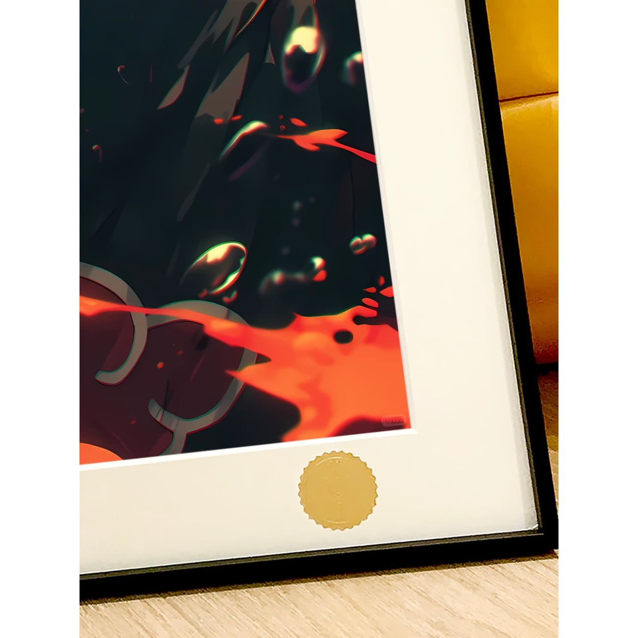Xing Kong Studio - Flame Itachi Uchiha Poster Frame