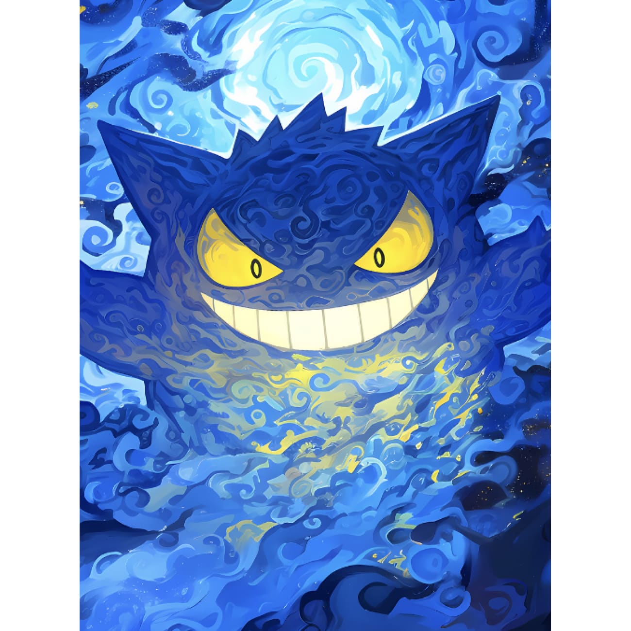 Xing Kong Studio - Gengar in Mist Poster Frame