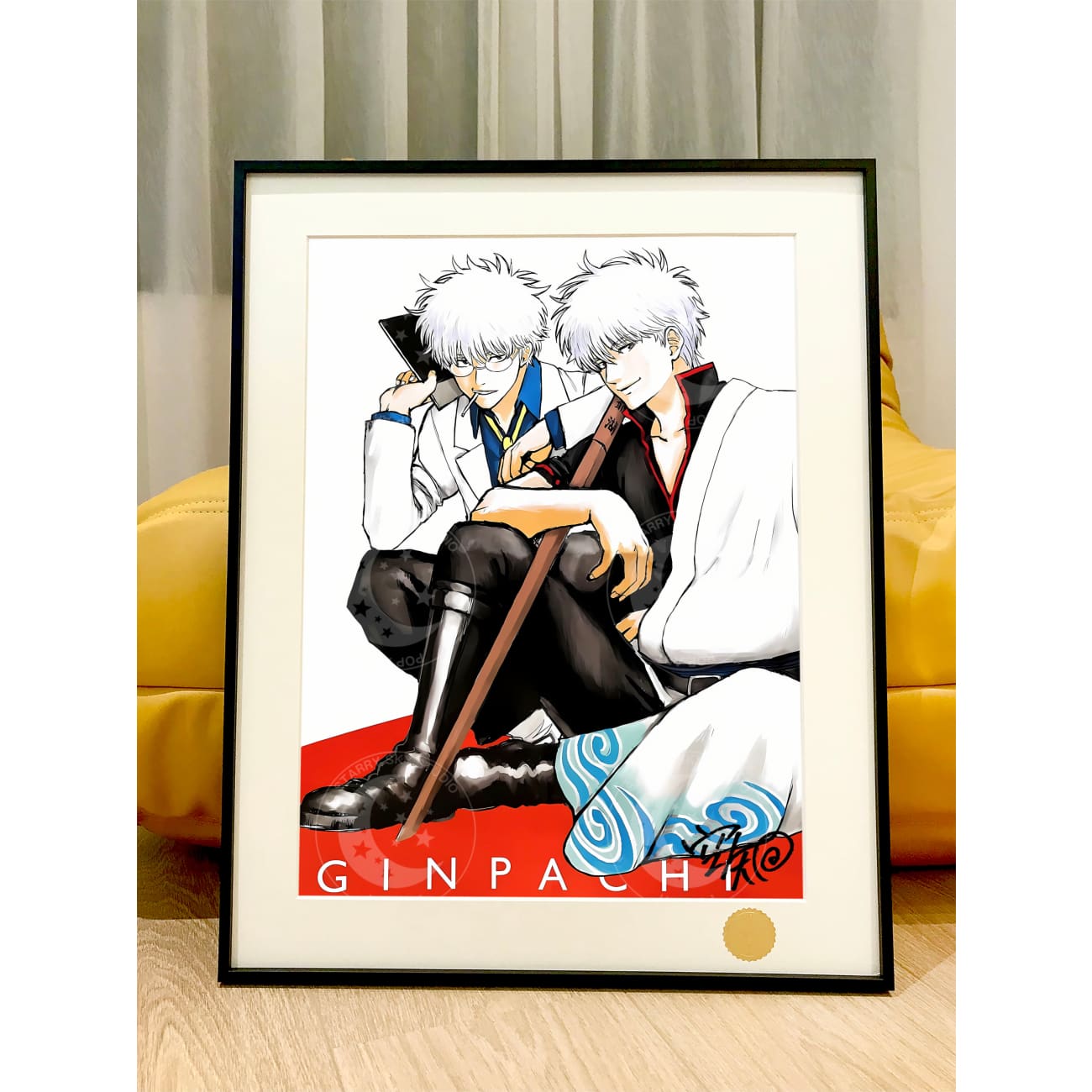 Xing Kong Studio - Gintoki Sakata & Sakata Ginpa Poster Frame