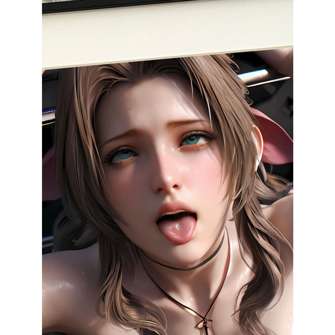 Xing Kong Studio - Girlfriend Aerith Gainsborough Poster Frame