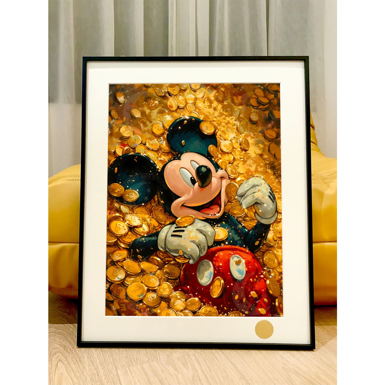 Xing Kong Studio - Gold Coin Mickey Mouse Poster Frame [2 Variants]