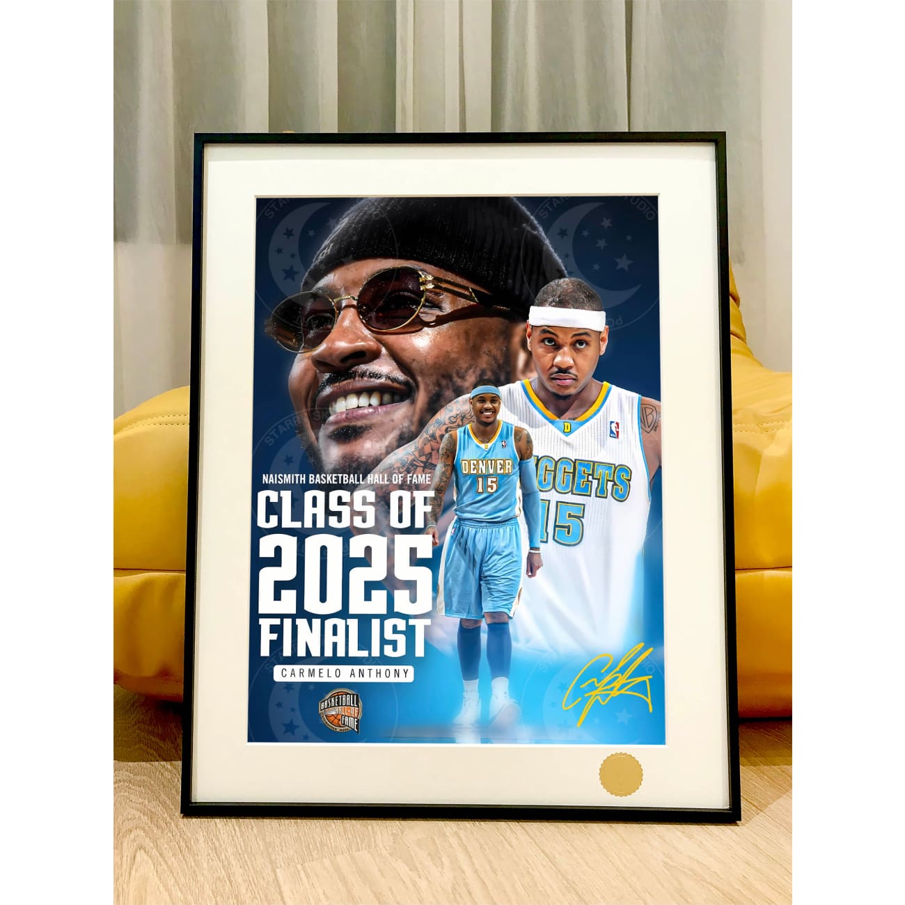Xing Kong Studio - Hall of Fame Anthony Poster Frame