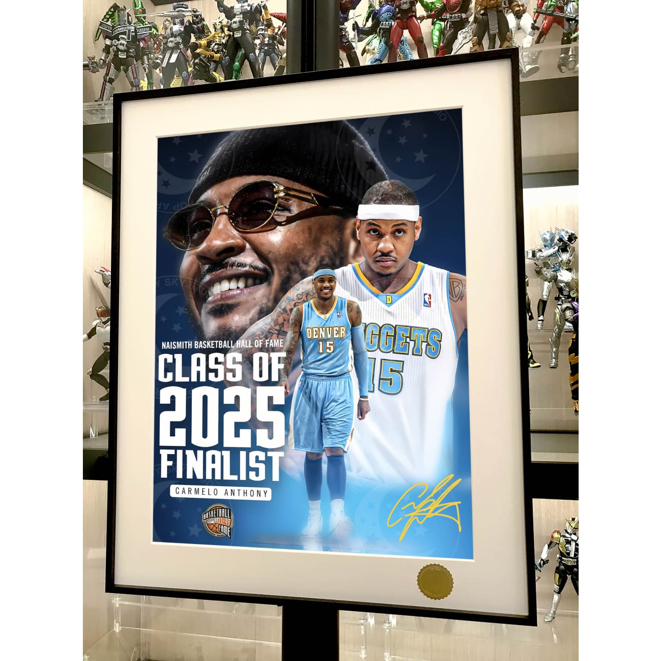 Xing Kong Studio - Hall of Fame Anthony Poster Frame