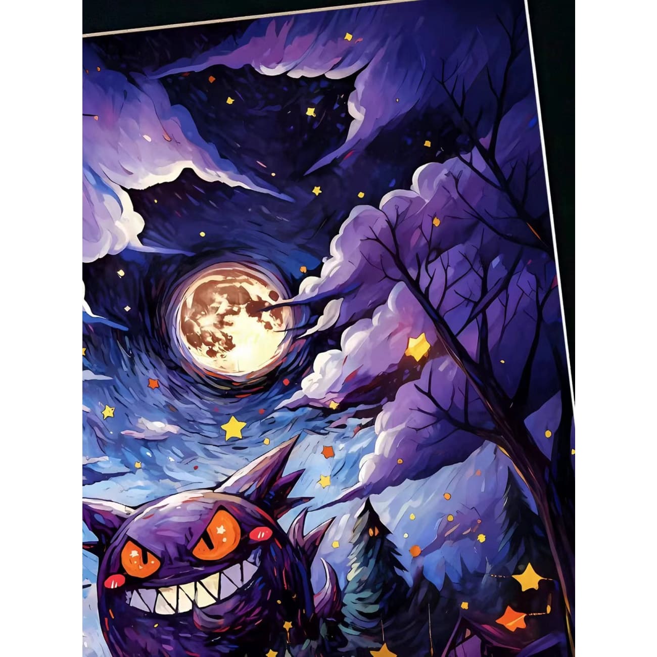 Xing Kong Studio - Halloween Festival Gengar Poster Frame