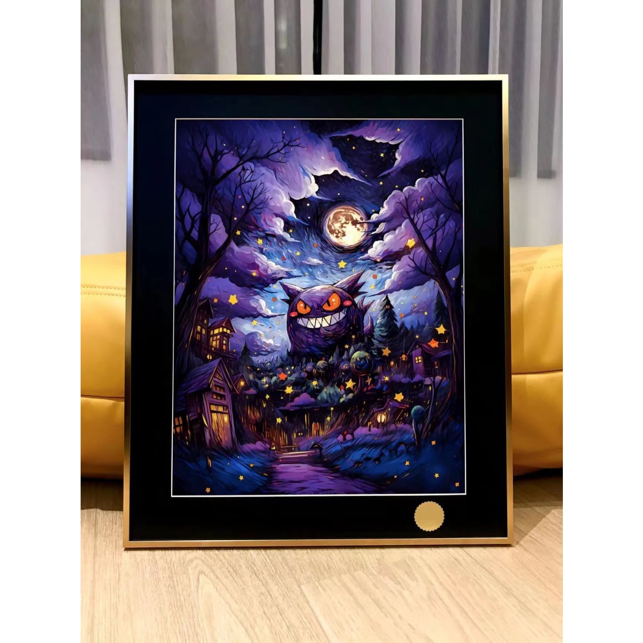 Xing Kong Studio - Halloween Festival Gengar Poster Frame