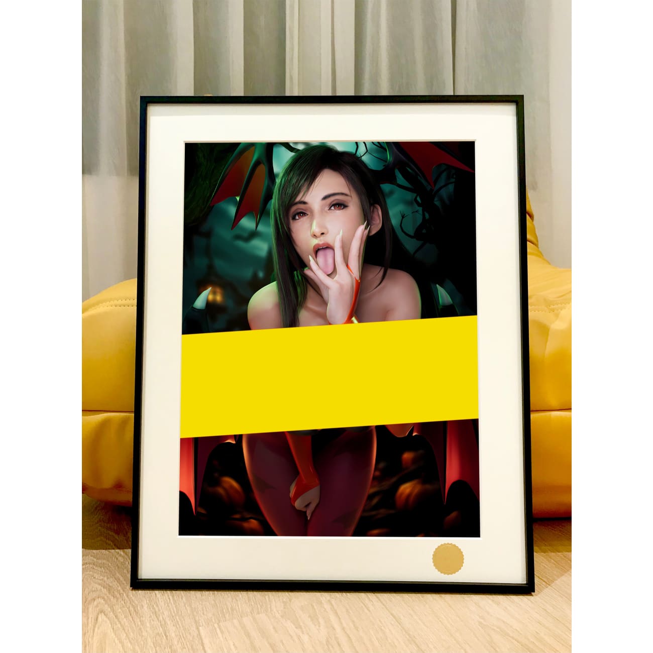 Xing Kong Studio - Halloween Tifa Lockhart Poster Frame