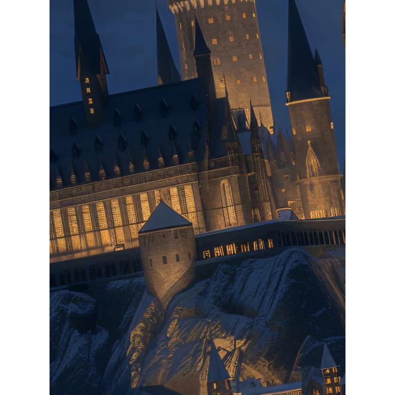 Xing Kong Studio - Hogwarts School of Witchcraft And Wizardry Poster Frame