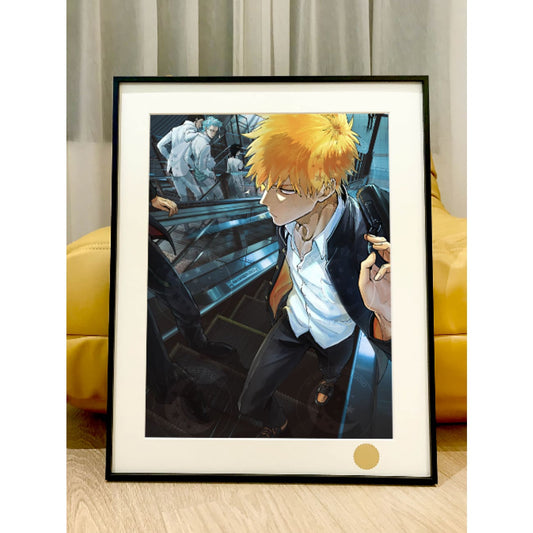 Xing Kong Studio - Ichigo Kurosaki High School Ver. Poster Frame