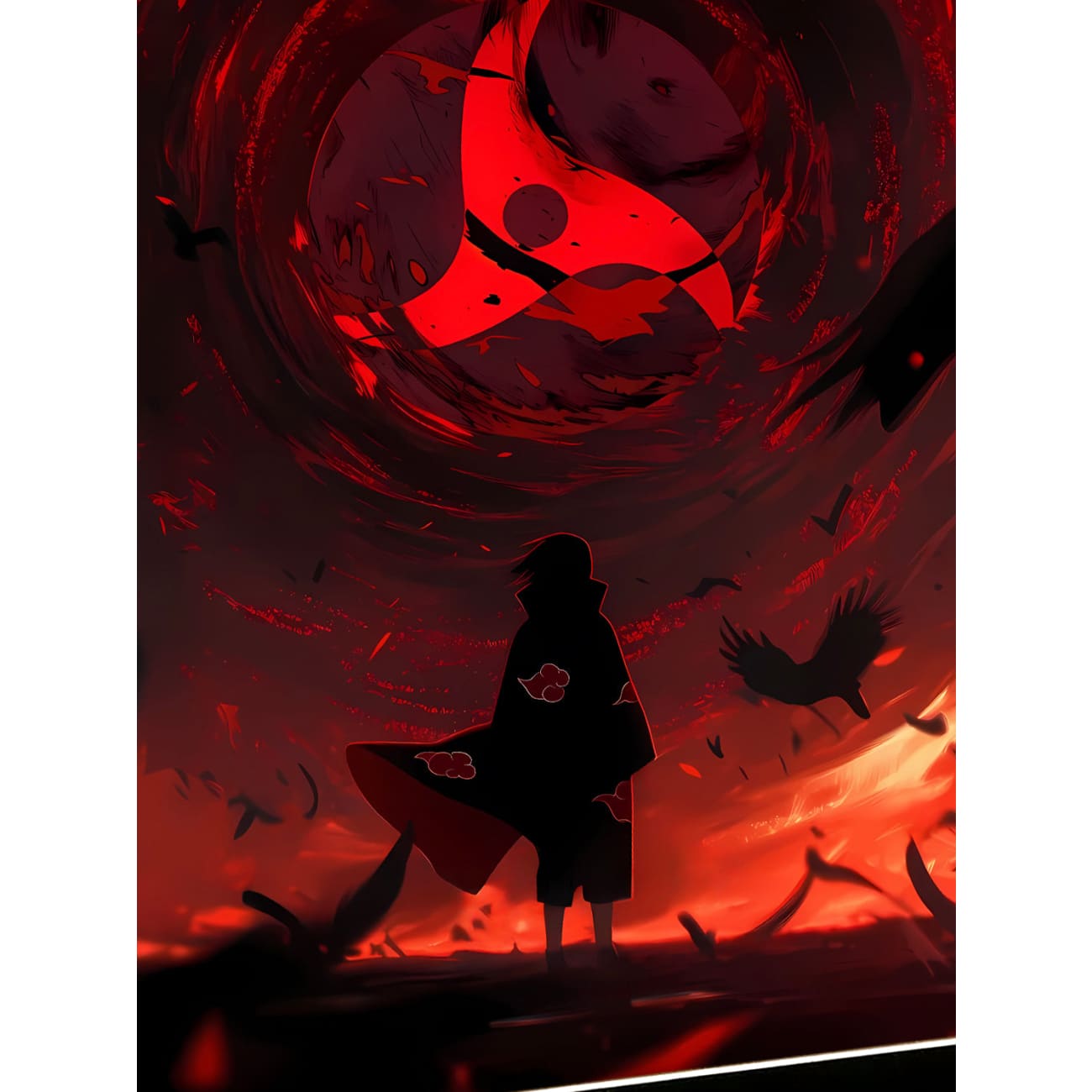 Xing Kong Studio - Infinite Tsukuyomi Itachi Uchiha Poster Frame