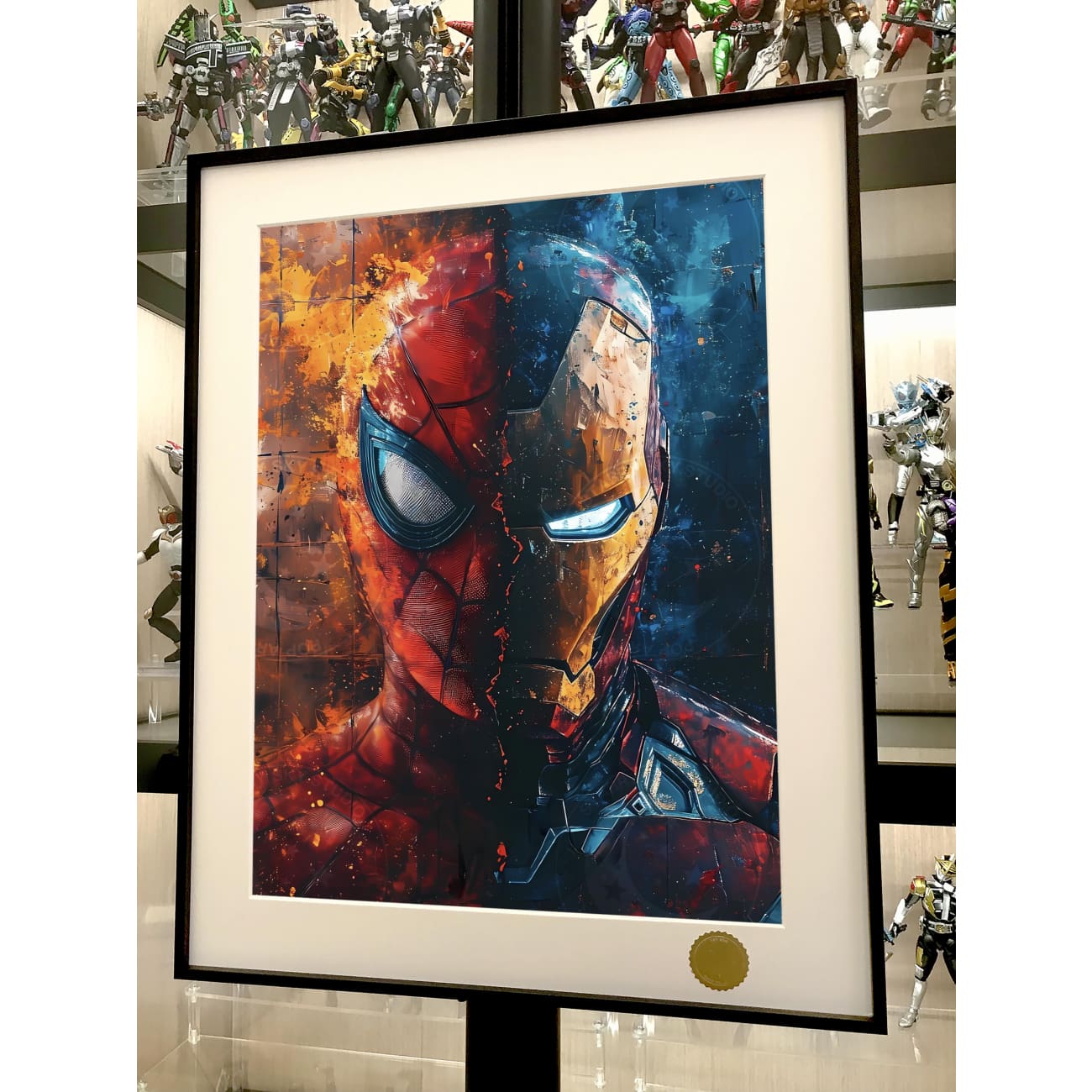 Xing Kong Studio - Iron Spider Poster Frame