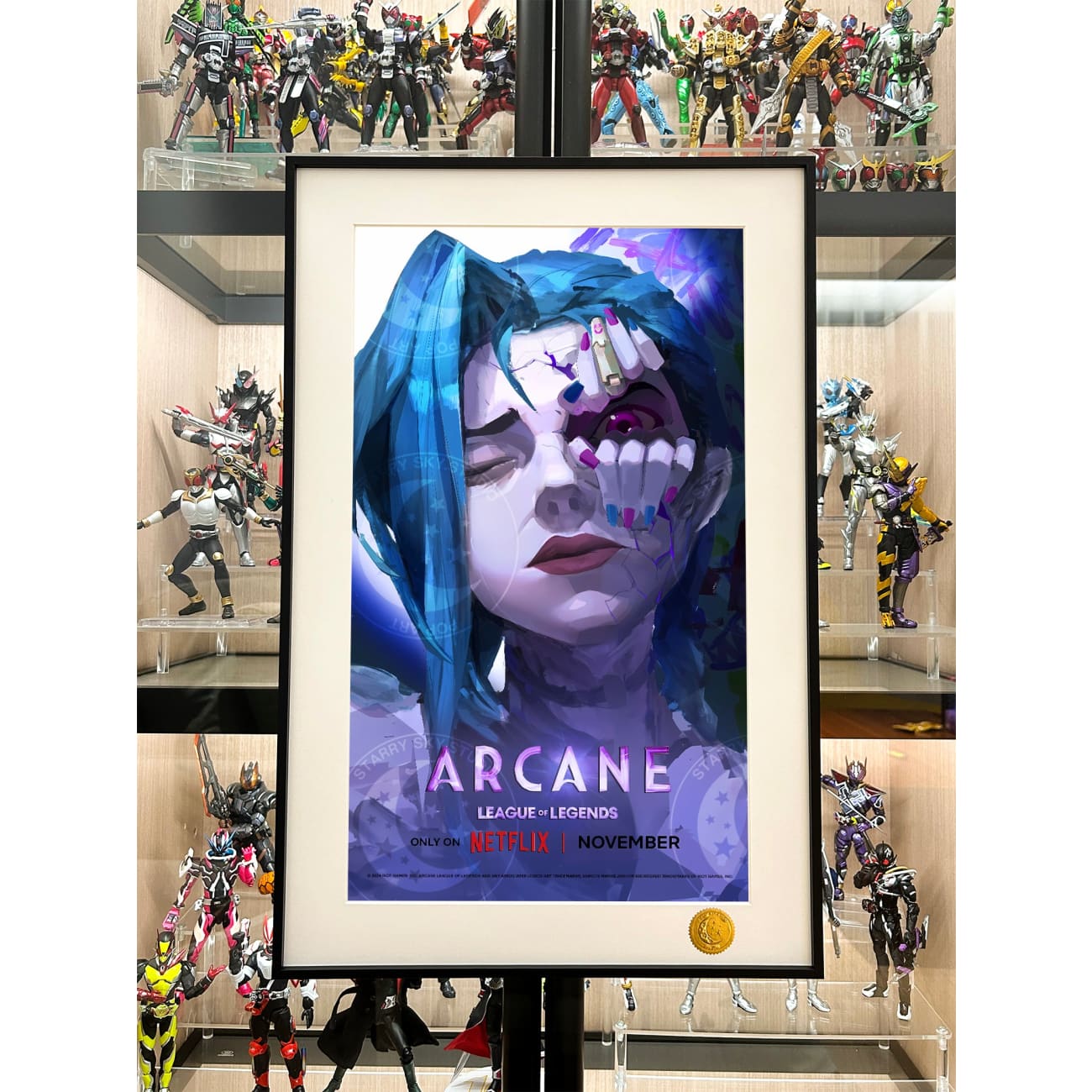 Xing Kong Studio - Jinx 2.0 Arcane Ver. Poster Frame