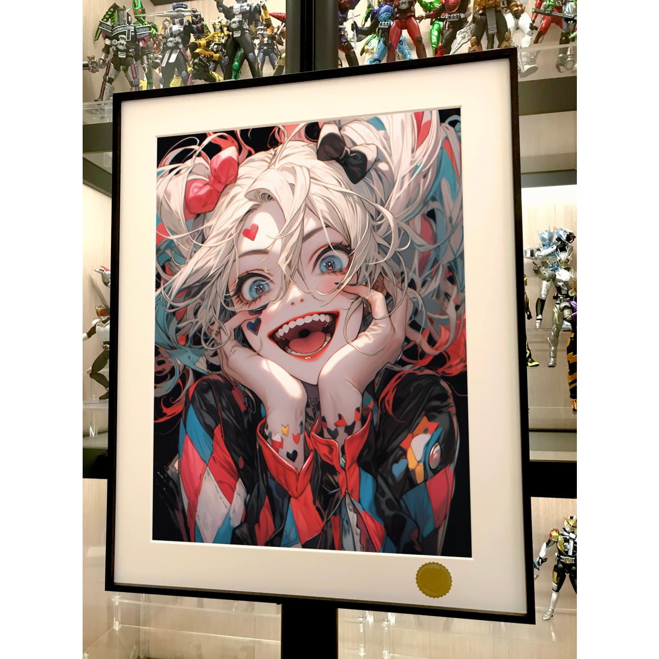 Xing Kong Studio - Joker Harley Quinn Poster Frame